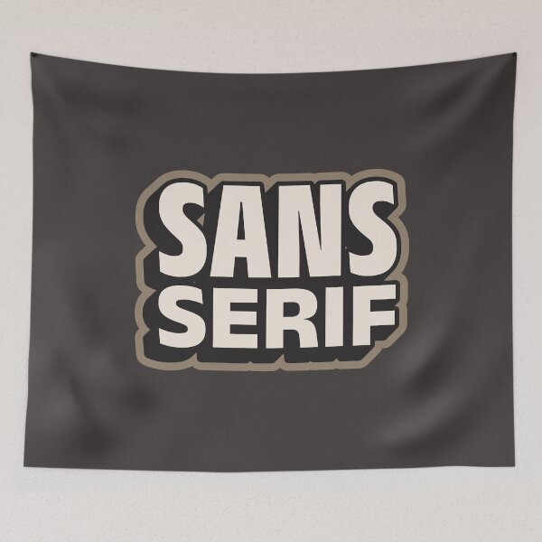Item preview, Bold Minimal Sans Serif Typography Design designed and sold by trepiu.