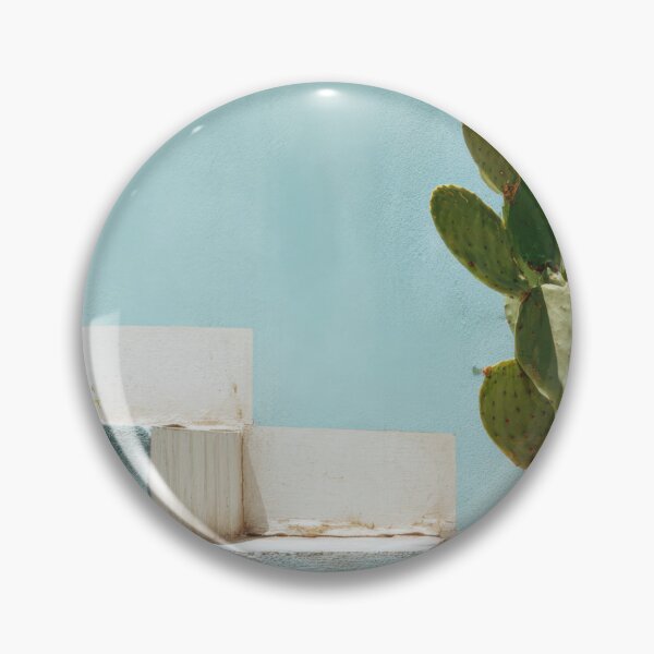 Item preview, Cactus by stairs, blue wall designed and sold by anytka.