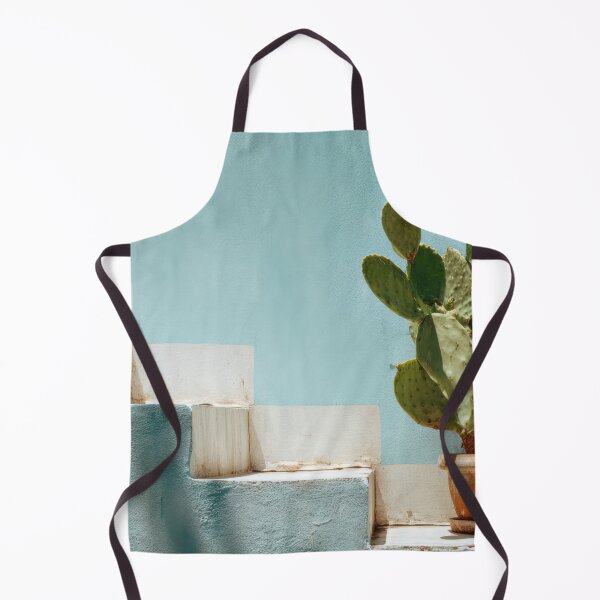 Item preview, Cactus by stairs, blue wall designed and sold by anytka.