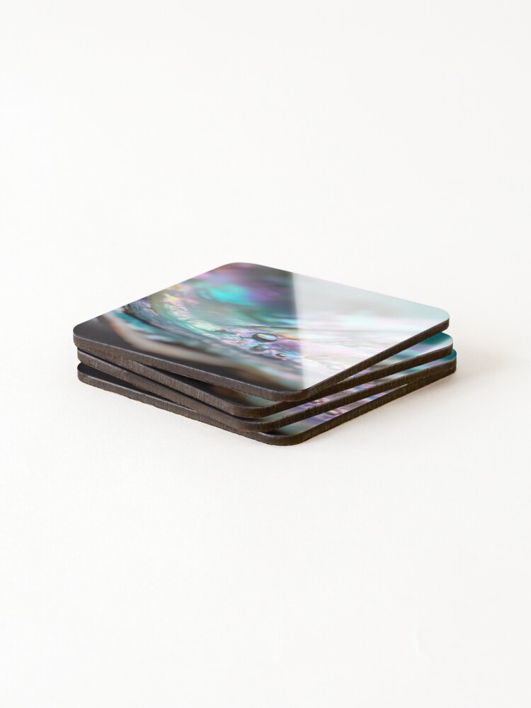 Thumbnail 4 of 5, Coasters (Set of 4), Colorful patterned shell designed and sold by anytka.