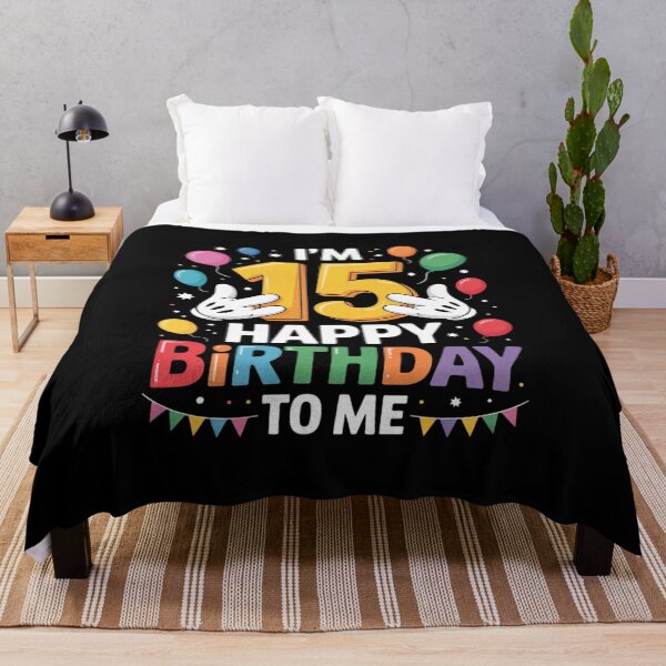 Item preview, I'm 15 Year Old Happy Birthday To Me 15th Birthday designed and sold by BeetleMalon.