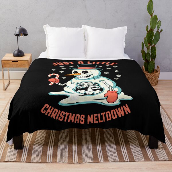 Item preview, Funny Snowman Skeleton Christmas Meltdown Holiday Stress designed and sold by GrandeDuc.