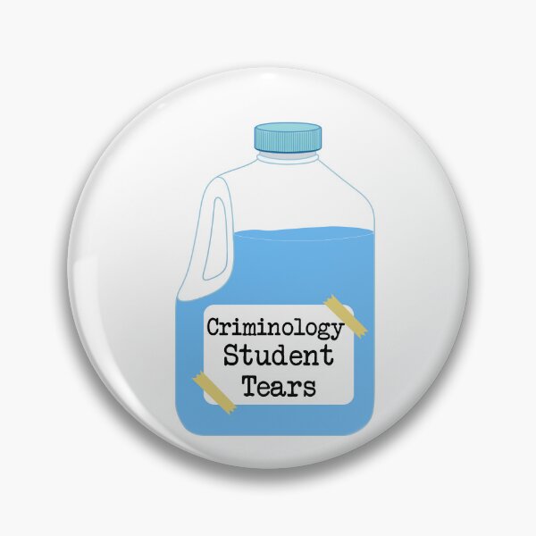 Item preview, Criminology Student Tears designed and sold by VintagePathway.