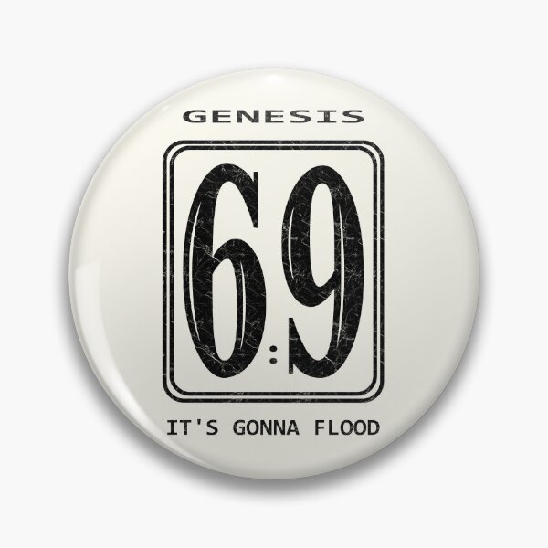 Item preview, Genesis 6:9 The great Flood | Christian Bible Verse Typographic Sports number 69 | Black designed and sold by ZechJohnRB.
