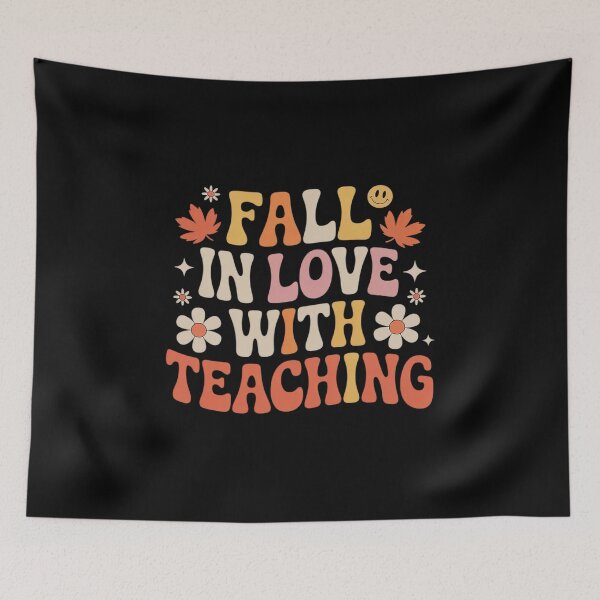 Item preview, Fall In Love With Teaching Autum Thanksgiving Fall Teacher  designed and sold by NeomiStoreSS.