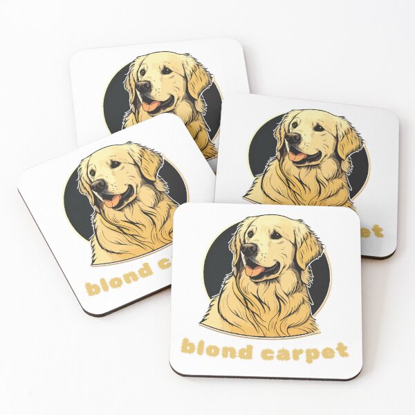 Item preview, Blond Carpet design Golden Retriever designed and sold by DoglovershopIT.