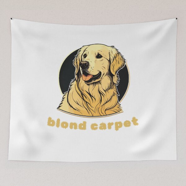 Item preview, Blond Carpet design Golden Retriever designed and sold by DoglovershopIT.