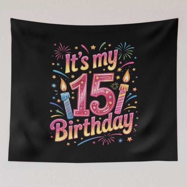 Item preview, It's My 15th Birthday 15 Year Old Birthday Boys Girls Kids  designed and sold by ClassicAnthony.