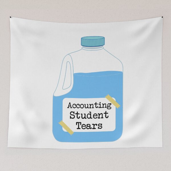Item preview, Accounting Student Tears designed and sold by VintagePathway.