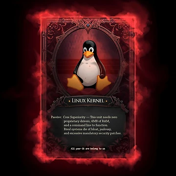 Artwork thumbnail, Linux Kernel by Serene-Hue-Code