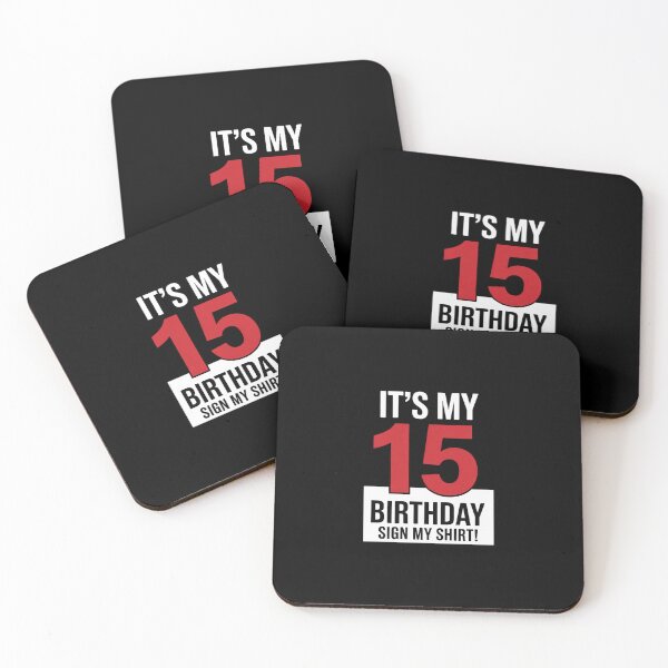 Item preview, It's My 15th Birthday 15 Years Old Birthday Party Sign My9  designed and sold by ClassicAnthony.