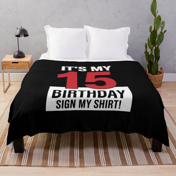 Item preview, It's My 15th Birthday 15 Years Old Birthday Party Sign My9 designed and sold by ClassicAnthony.