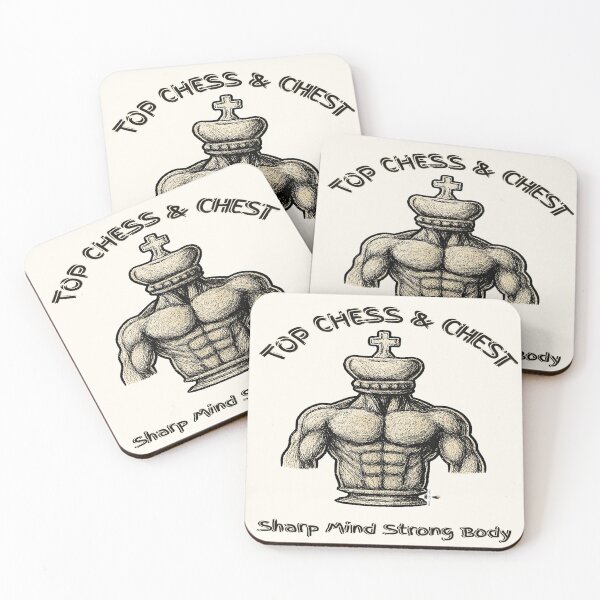 Item preview, Top Chess & Chest — Sharp Mind, Strong Body designed and sold by PawnShiftGoods.