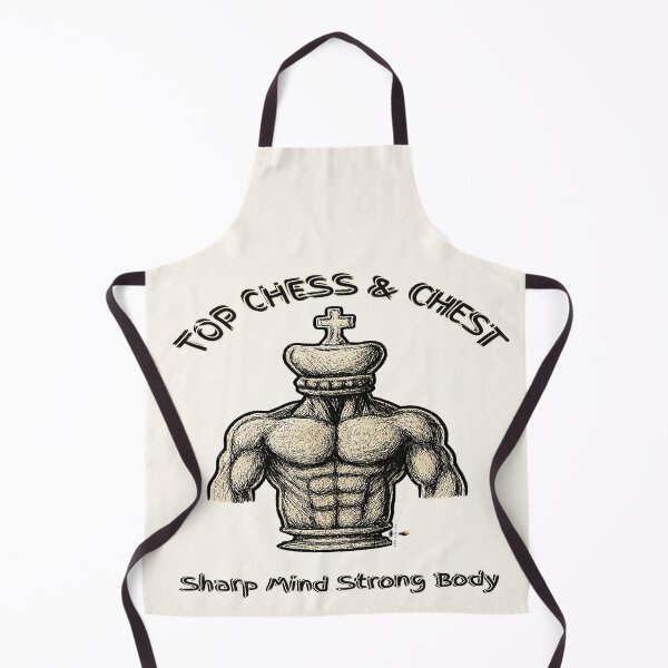 Item preview, Top Chess & Chest — Sharp Mind, Strong Body designed and sold by PawnShiftGoods.