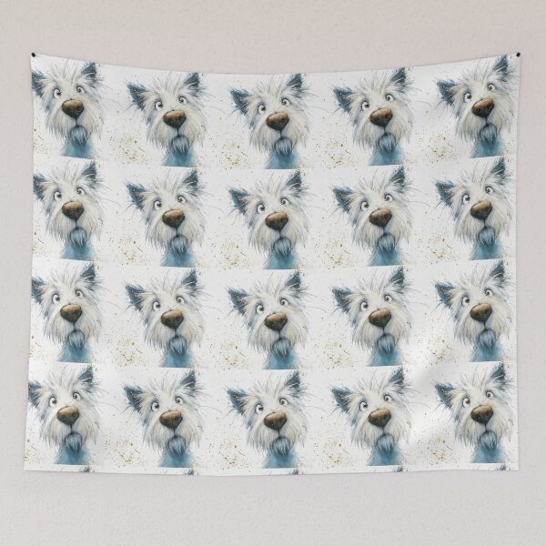 Item preview, Cute West Highland Terrier Dog  ' William ' BY SHiRLeY MacARTHuR designed and sold by Shirley MacArthur Art.
