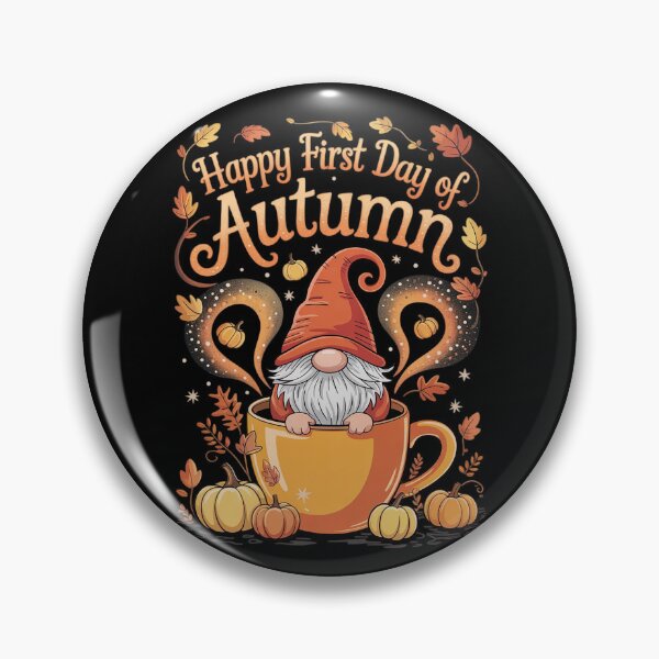 Item preview, FIRST DAY OF AUTUMN - CUTE FALL GROMES PUMPKIN SPICE COFFEE  designed and sold by NeomiStoreSS.