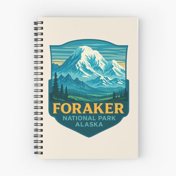 Item preview, Mount Foraker Mountain Vista - Alaska Vector Landscape designed and sold by Gideon Emmerich.