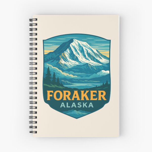 Item preview, Mount Foraker Mountain Vista - Alaska Vector Landscape designed and sold by Gideon Emmerich.