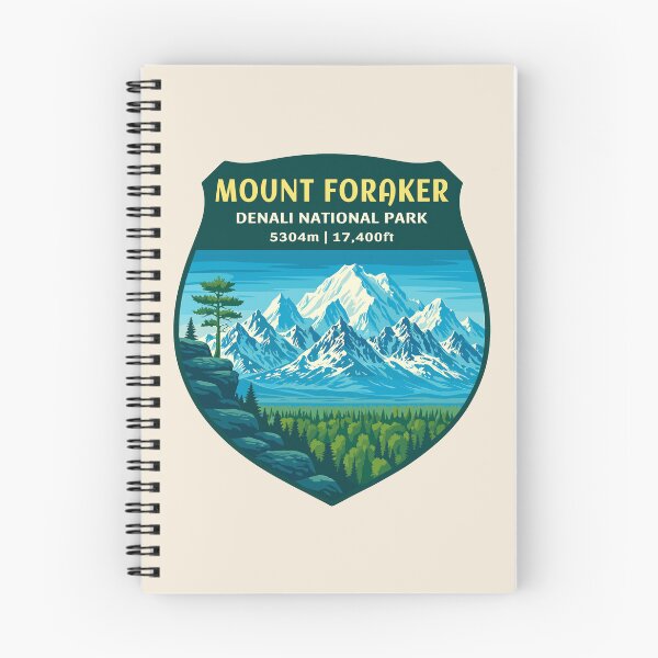 Item preview, Mount Foraker Mountain Vista - Alaska Vector Landscape designed and sold by Gideon Emmerich.