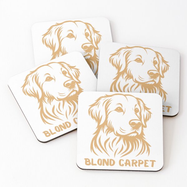 Item preview, Blond Carpet design Golden Retriever designed and sold by DoglovershopIT.