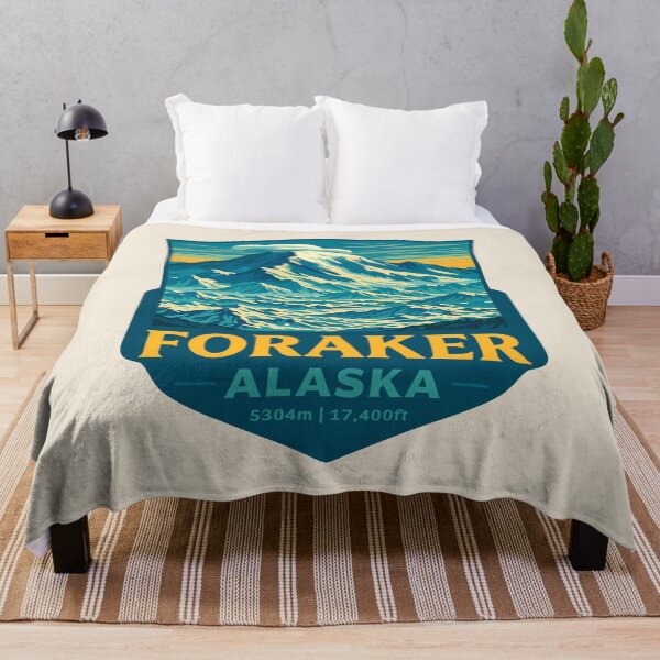 Item preview, Mount Foraker Mountain Vista - Alaska Vector Landscape designed and sold by Gideon Emmerich.