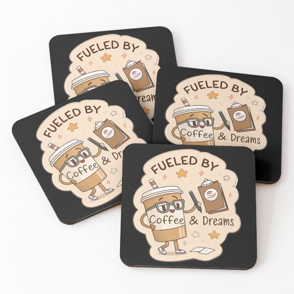 Item preview, Fueled by Coffee and OT Dreams — Funny Pre Occupational Therapy Design designed and sold by VividOrganica.