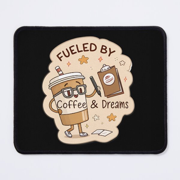 Item preview, Fueled by Coffee and OT Dreams — Funny Pre Occupational Therapy Design designed and sold by VividOrganica.
