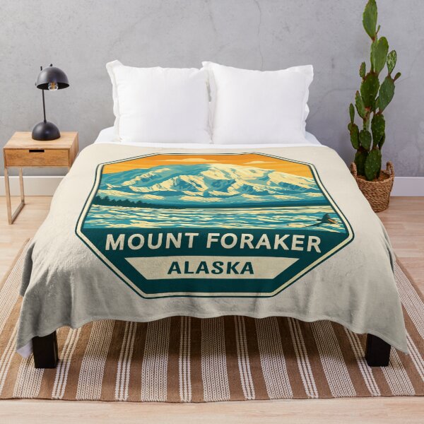 Item preview, Mount Foraker Mountain Vista - Alaska Vector Landscape designed and sold by Gideon Emmerich.