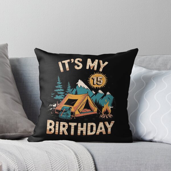 Item preview, It's My 15th Birthday Camper 15 Year Old Camping Boy Girl  designed and sold by ClassicAnthony.