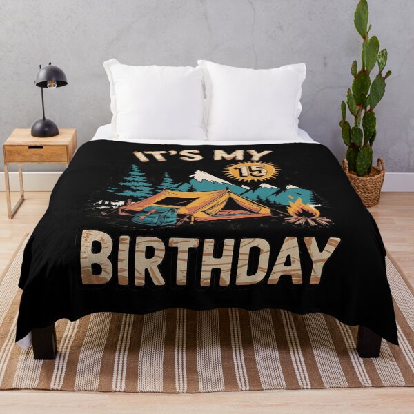 Item preview, It's My 15th Birthday Camper 15 Year Old Camping Boy Girl designed and sold by ClassicAnthony.