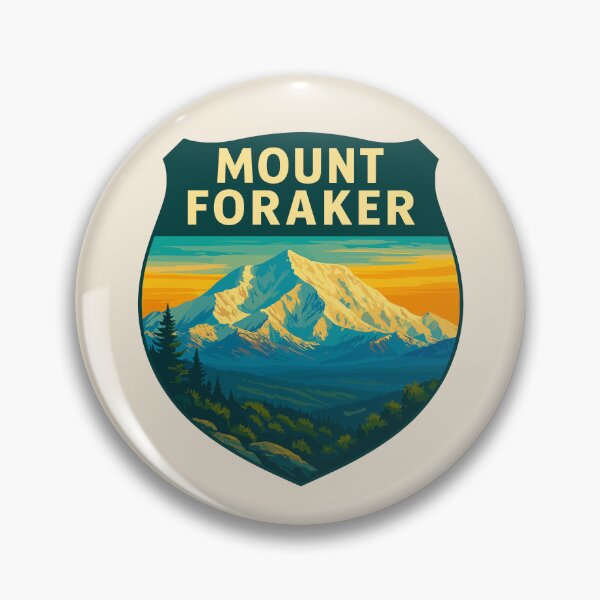 Item preview, Mount Foraker Mountain Vista - Alaska Vector Landscape designed and sold by Gideon Emmerich.