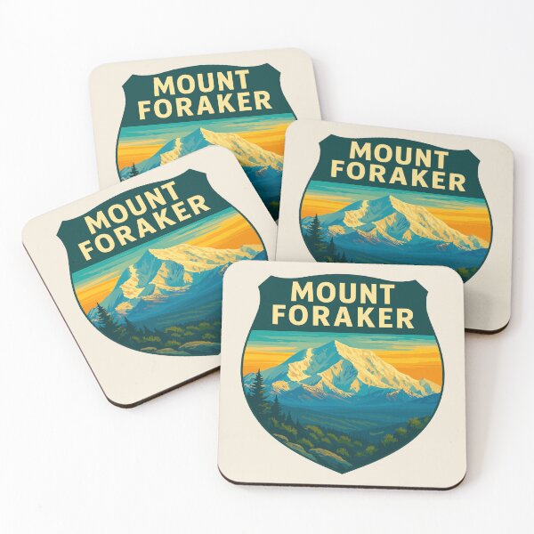 Item preview, Mount Foraker Mountain Vista - Alaska Vector Landscape designed and sold by Gideon Emmerich.