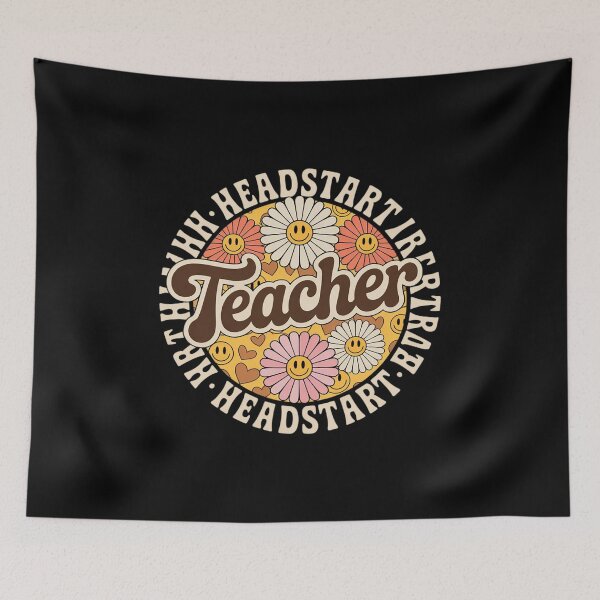Item preview, First Day School Daisy Groovy Headstart Teacher Fall  designed and sold by NeomiStoreSS.