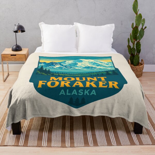 Item preview, Mount Foraker Mountain Vista - Alaska Vector Landscape designed and sold by Gideon Emmerich.