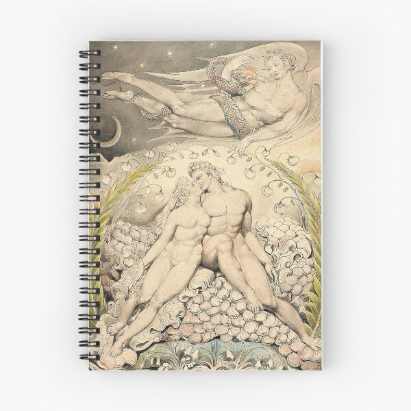Item preview, HD Satan Watching the Endearments of Adam and Eve, by William Blake HIGH DEFINITION (Original colors) designed and sold by MINDTHECHERRY.