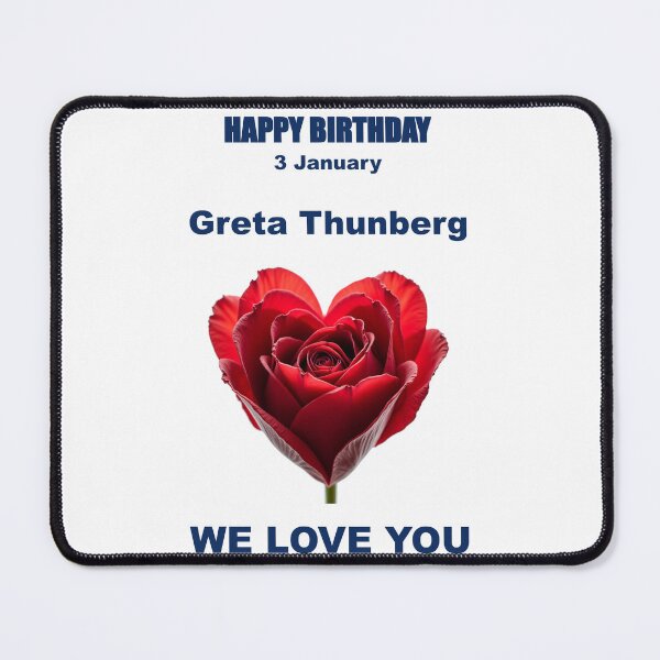 Item preview, Tribute to Greta Thunberg — 3 January designed and sold by ariksworld.