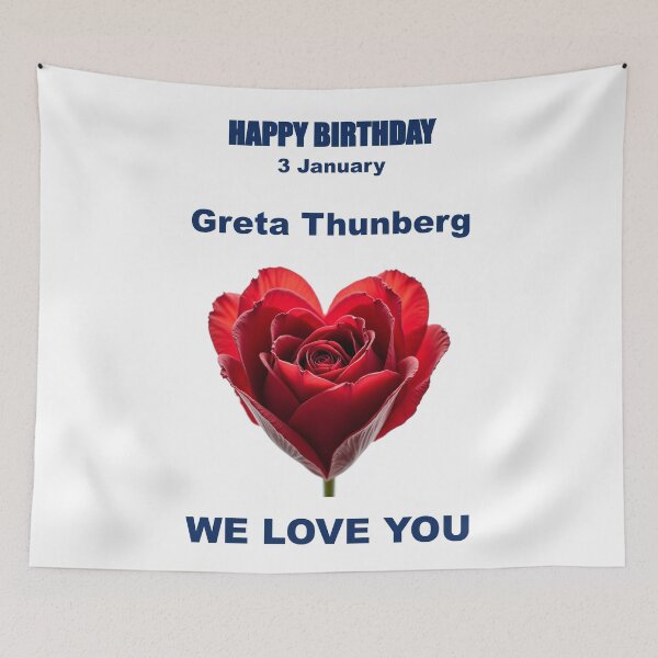 Item preview, Tribute to Greta Thunberg — 3 January designed and sold by ariksworld.