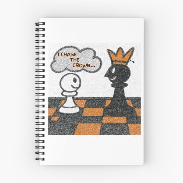 Item preview, I Chase the Crown — Pawn Ambition designed and sold by PawnShiftGoods.