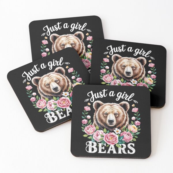 Item preview, Floral Bear Just A Girl Who Loves Bears  designed and sold by NeomiStoreSS.