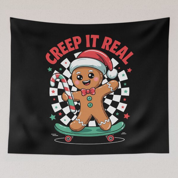 Item preview, Christmas Gingerbread Skateboard Xmas designed and sold by Sea4Adventures.