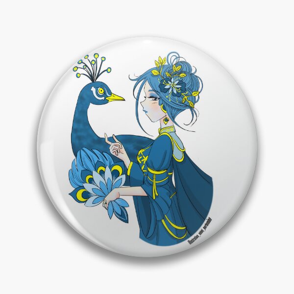Item preview, Woman and Peacock designed and sold by Mimiportemine.