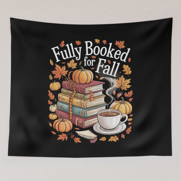 Item preview, Fully Booked for Fall Books Pumpkin Autumn Thanksgiving  designed and sold by NeomiStoreSS.