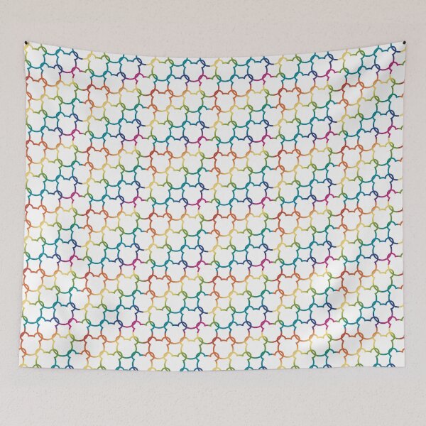 Item preview, Modern Rainbow Geometric Pattern designed and sold by applecs.