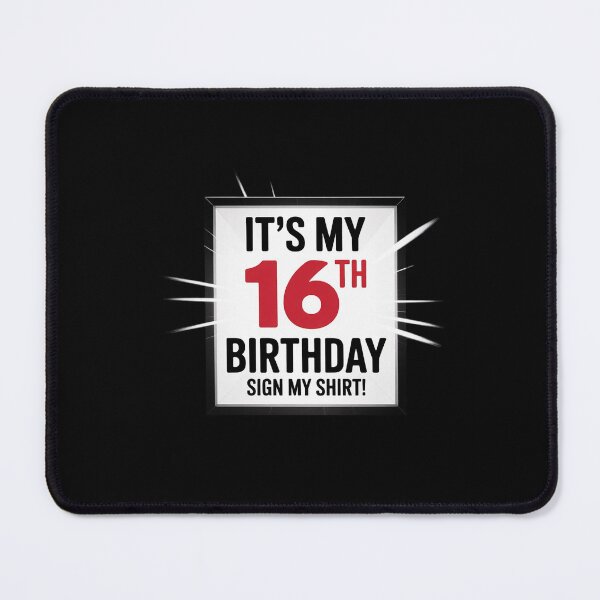 Item preview, It's My 16th Birthday Party 16 Years Old Boy Girl Sign My designed and sold by ClassicAnthony.