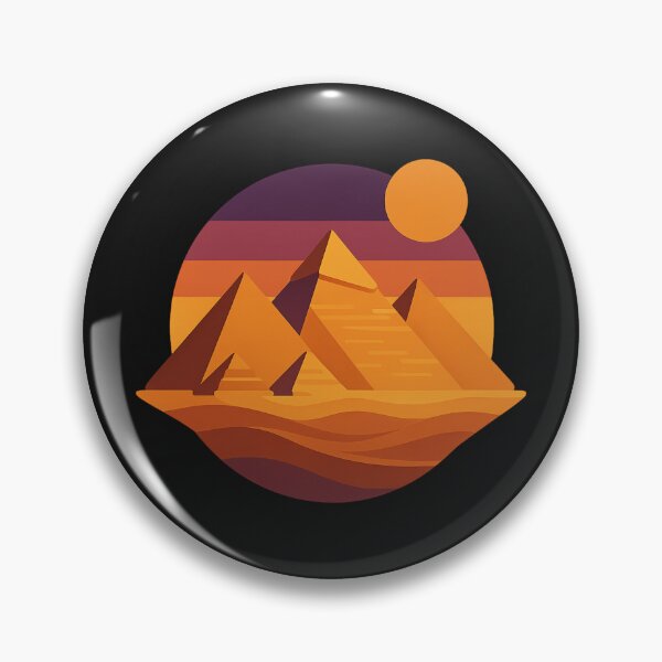 Item preview, Giza Pyramids Sunset – Desert Dunes Circle designed and sold by Eye Of Horus.