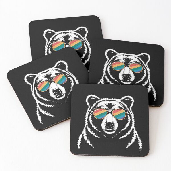 Item preview, Gay Bear LGBTQ Rainbow Sunglasses Pride  designed and sold by NeomiStoreSS.