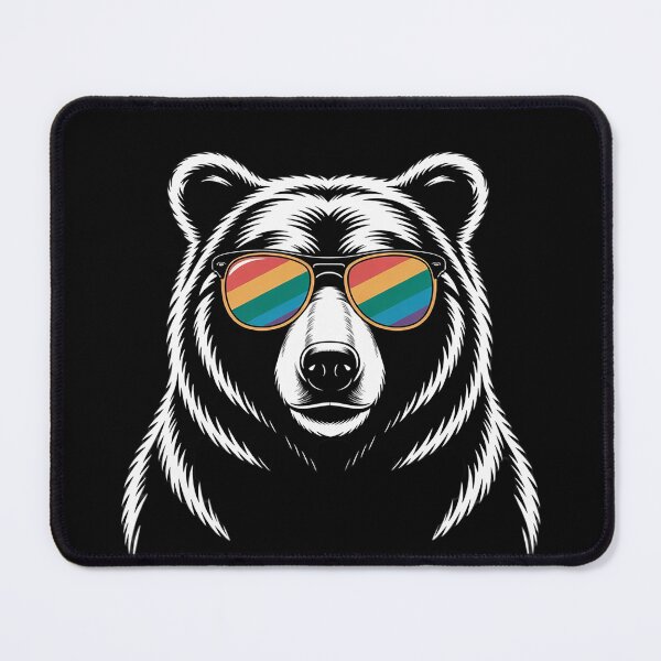 Item preview, Gay Bear LGBTQ Rainbow Sunglasses Pride  designed and sold by NeomiStoreSS.
