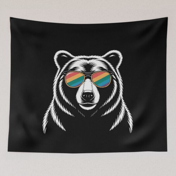 Item preview, Gay Bear LGBTQ Rainbow Sunglasses Pride  designed and sold by NeomiStoreSS.