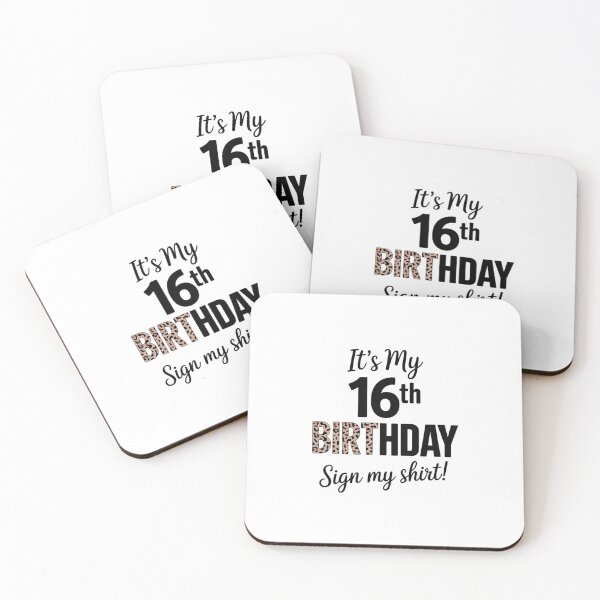 Item preview, It's My 16th Birthday Party 16 Years Old Girl Sign My  designed and sold by ClassicAnthony.
