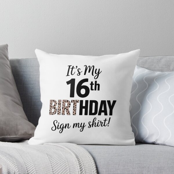 Item preview, It's My 16th Birthday Party 16 Years Old Girl Sign My  designed and sold by ClassicAnthony.